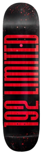 192 Limited Blackout deck — black with red wordmark