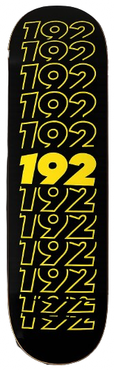 192 Limited Stack 192 deck — black with yellow numbers