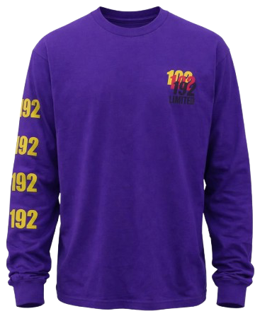 192 Limited stacked long sleeve in purple